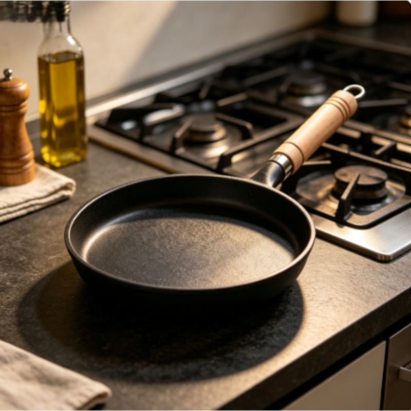 Dosa Pan Iron - 26cm Uncoated Cast Iron Skillet Non