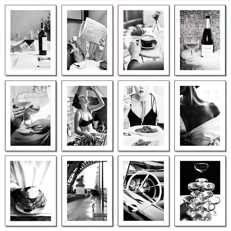 Home Cooking Oil - Modern Luxury Fashion Champagne Wine Sexy
