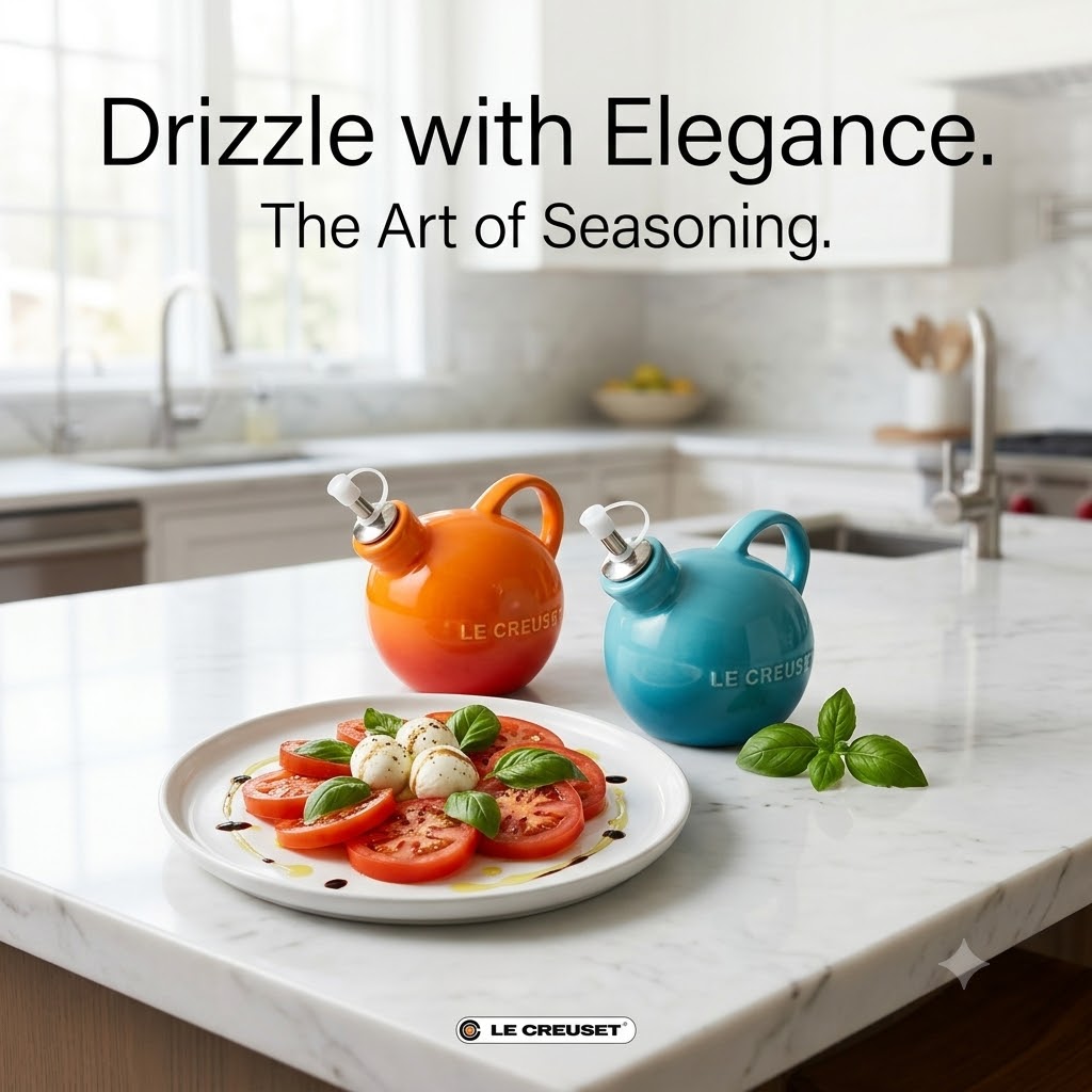 Home Cooking Oil - Le Creuset 2 Piece Ceramic Olive