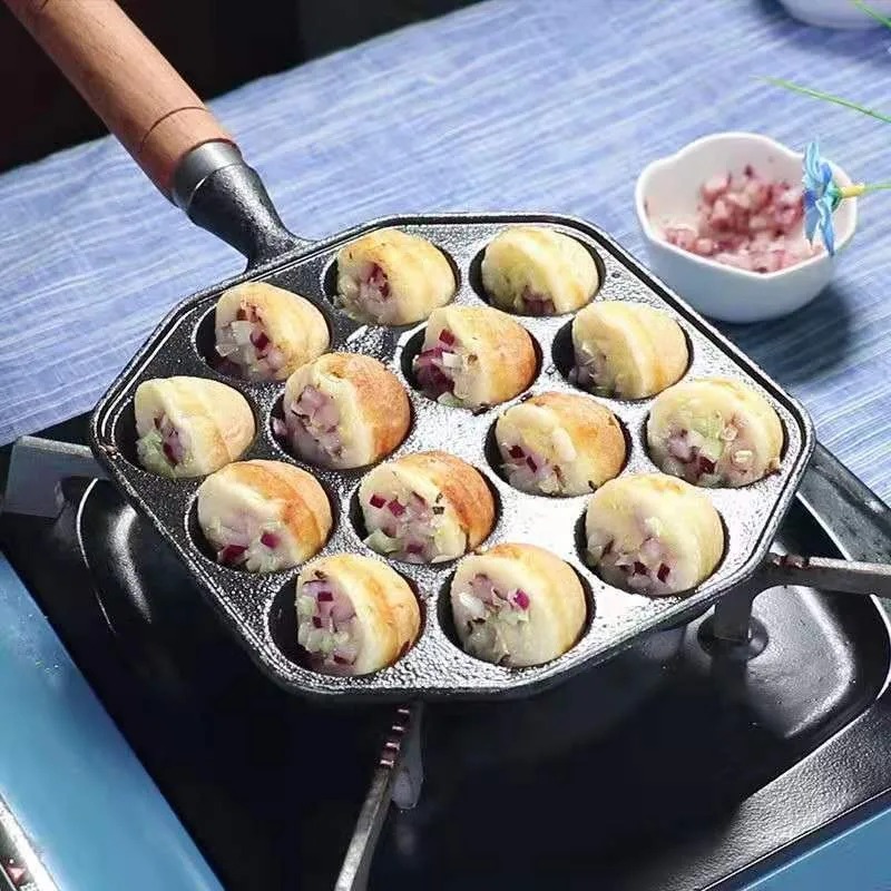 Baking Takoyaki Pan 14 Holes G - đánh giá và giá Dosa Pan Iron