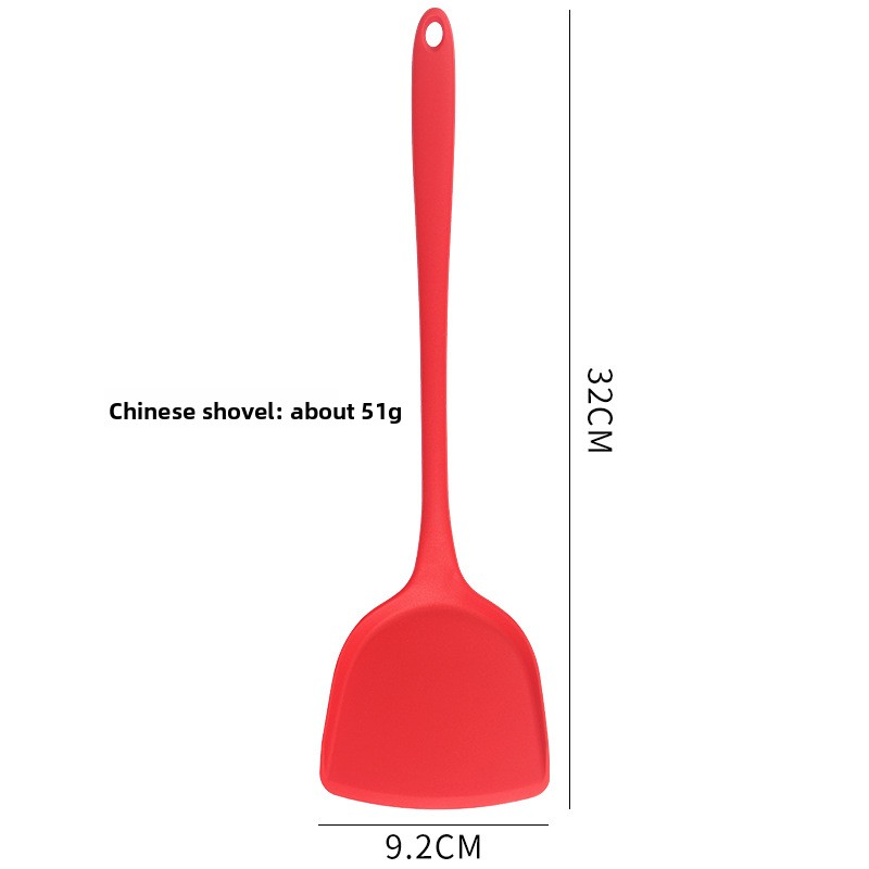 Silicone Chinese Wok Spatula L - đánh giá và giá Home Cooking Chinese