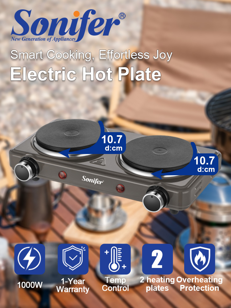 Double Burner Electric Stove S - đánh giá và giá Hot Pot Portable Dual