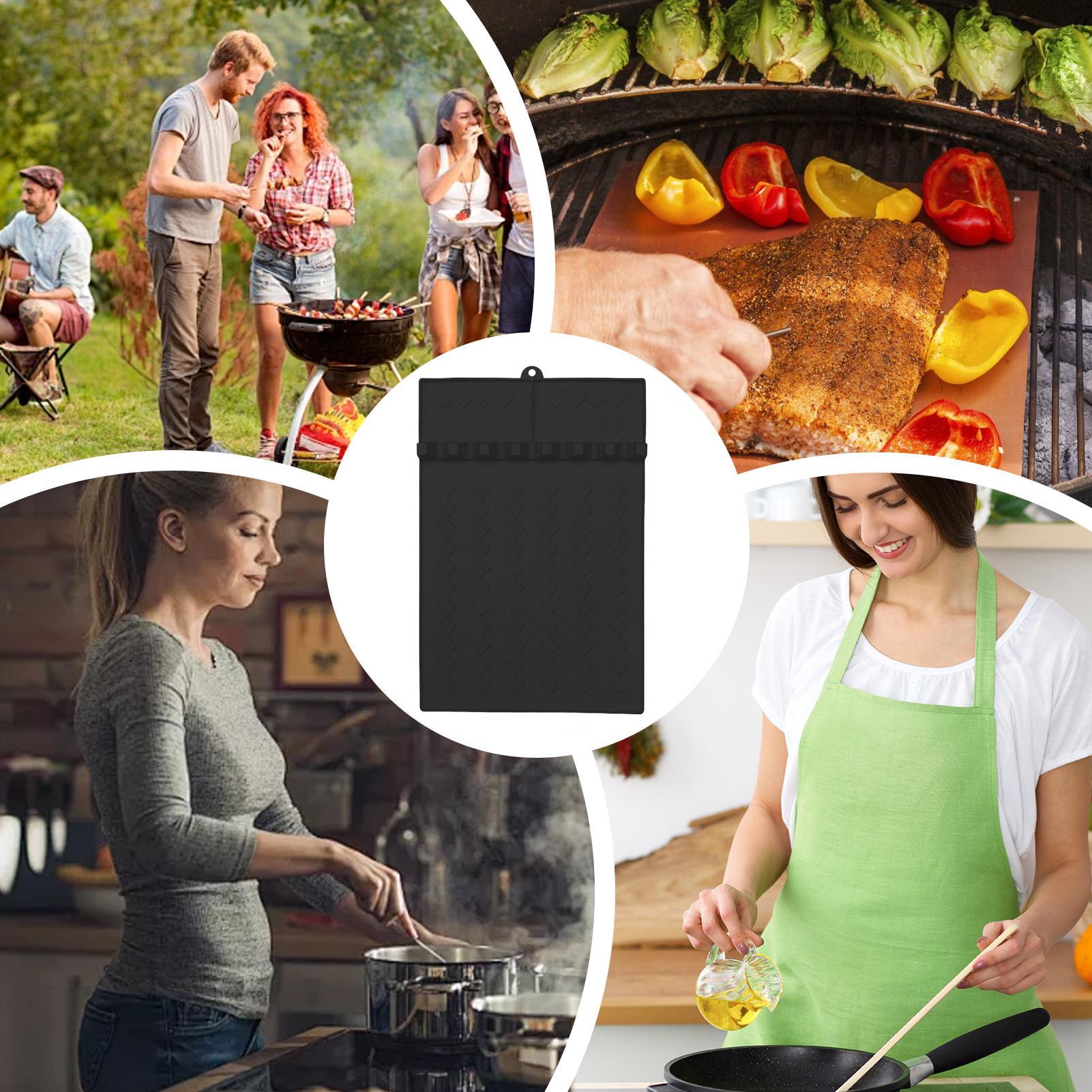 Silicone BBQ Grill Mats Side S - đánh giá và giá Home Cooking Kitchen