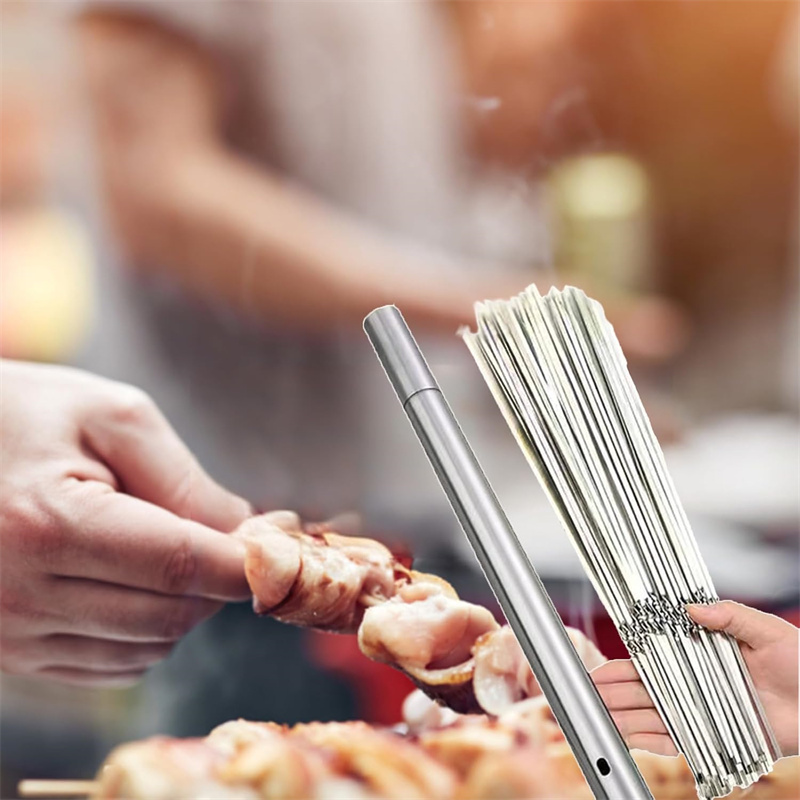Stainless Steel Barbecue Skewe - đánh giá và giá Dosa Pan Iron