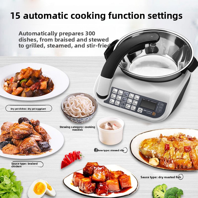 E15 Smart Cooking Robot, Large - đánh giá và giá Home Cooking Oil