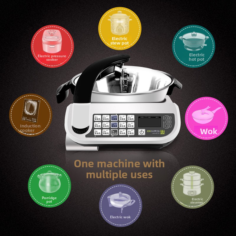 E15 Smart Cooking Robot, Large - đánh giá và giá Home Cooking Oil