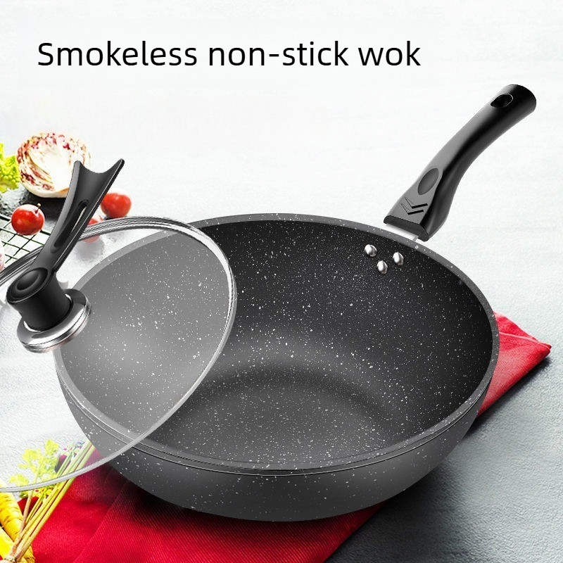 Maifan Stone Cooking Pan Less  - đánh giá và giá Home Cooking Oil