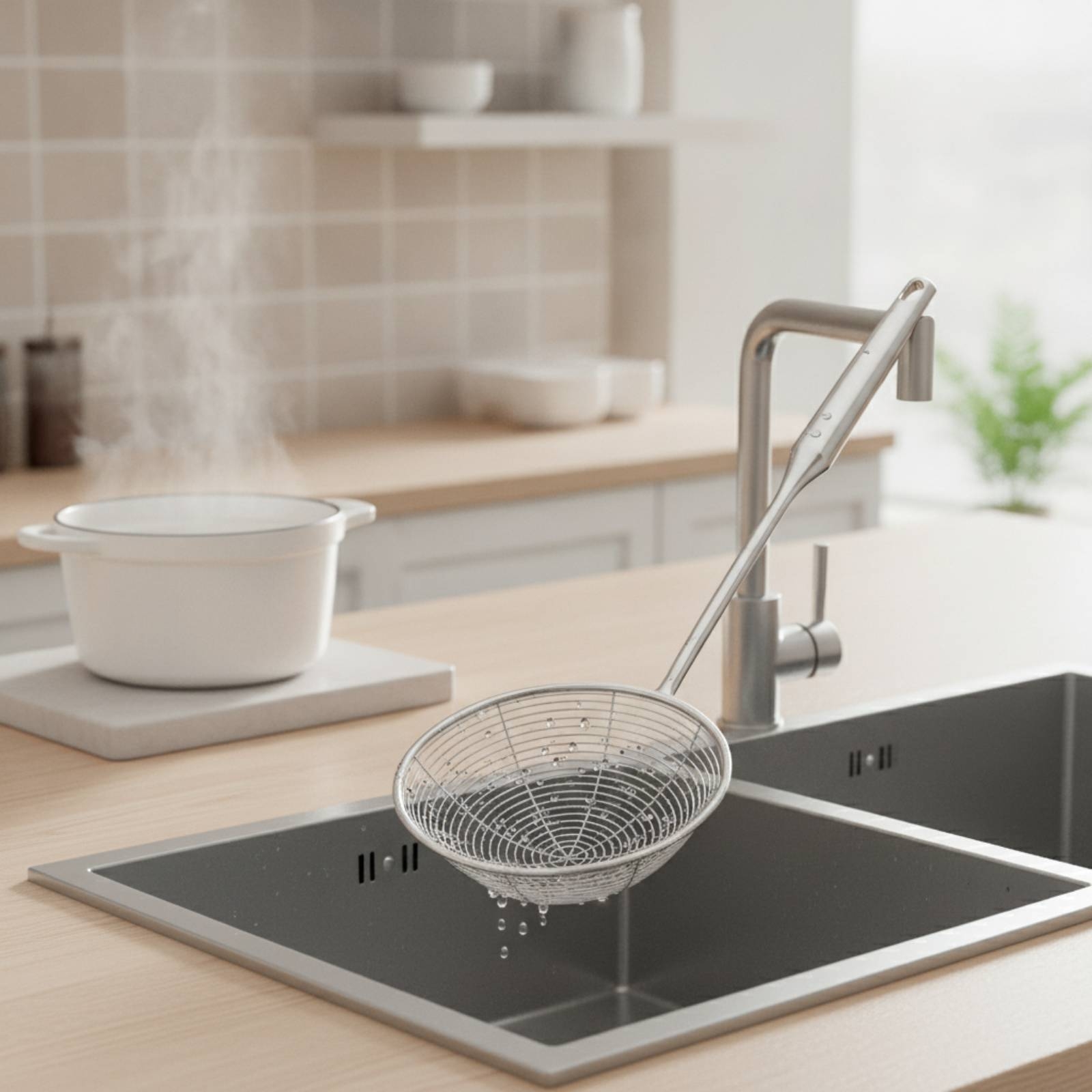 Strainer Strainer Deep Basket  - đánh giá và giá Home Cooking Oil