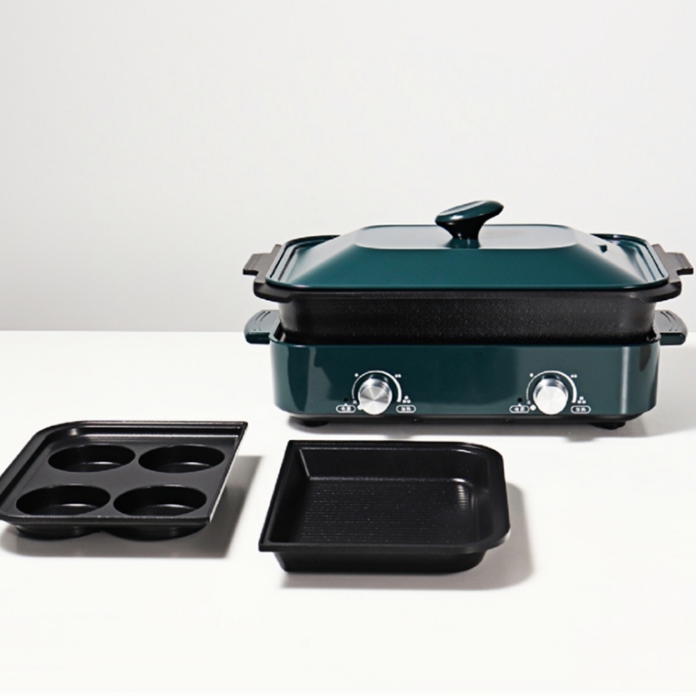 Household multi-functional coo - đánh giá và giá Hot Pot Portable Dual