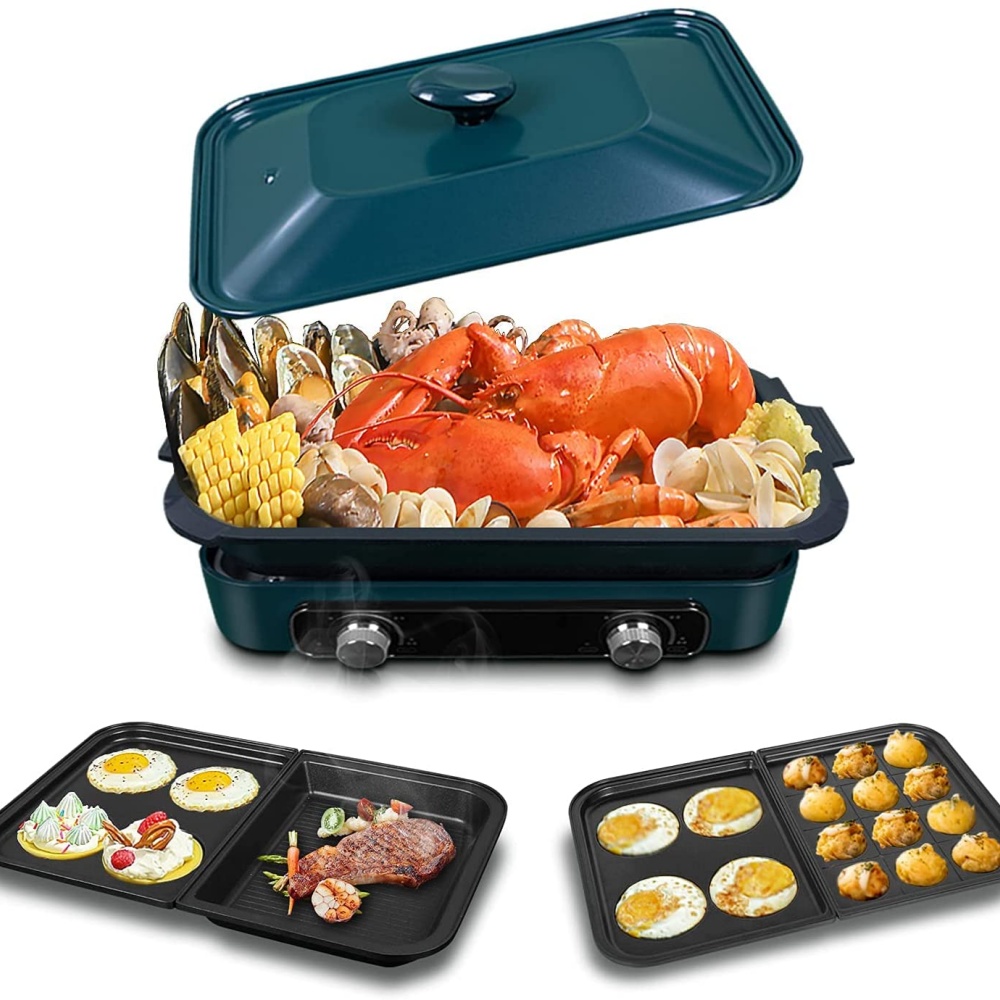 Household multi-functional coo - đánh giá và giá Hot Pot Portable Dual
