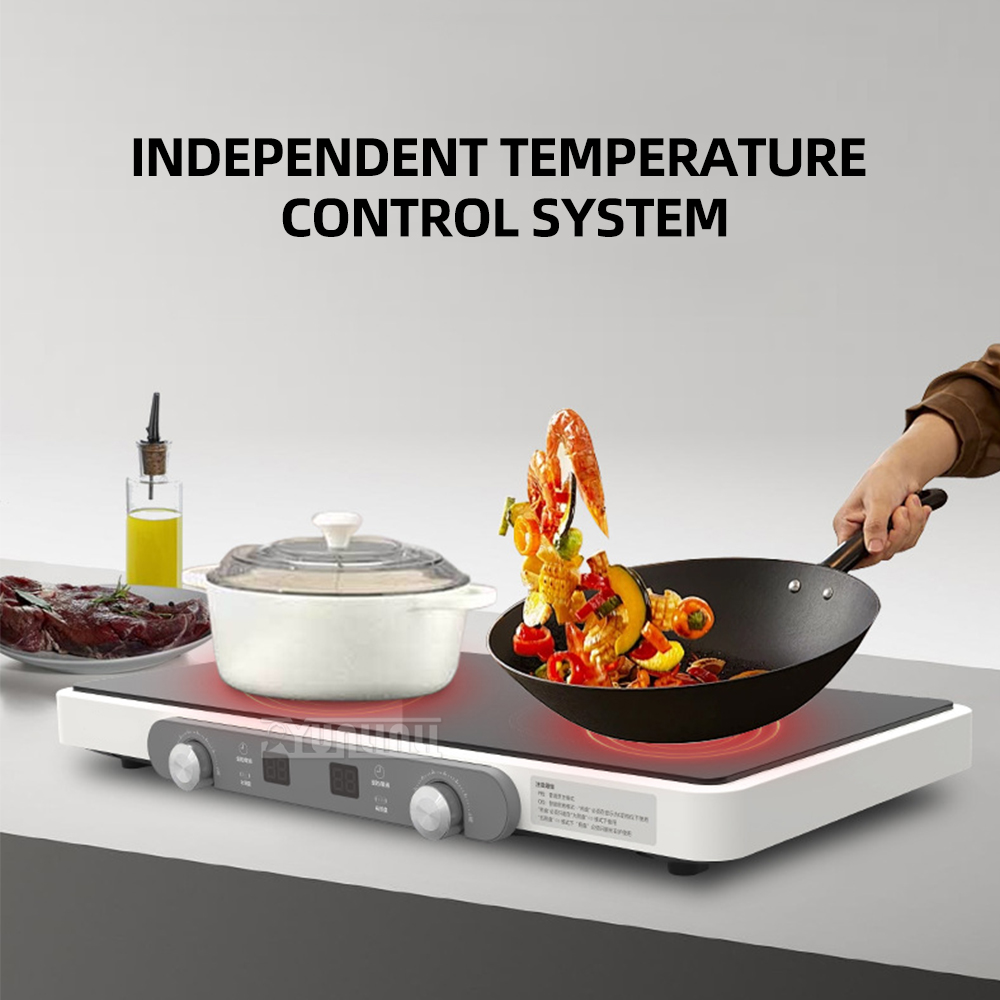 Double Induction Cooker Kitche - đánh giá và giá Hot Pot Portable Dual