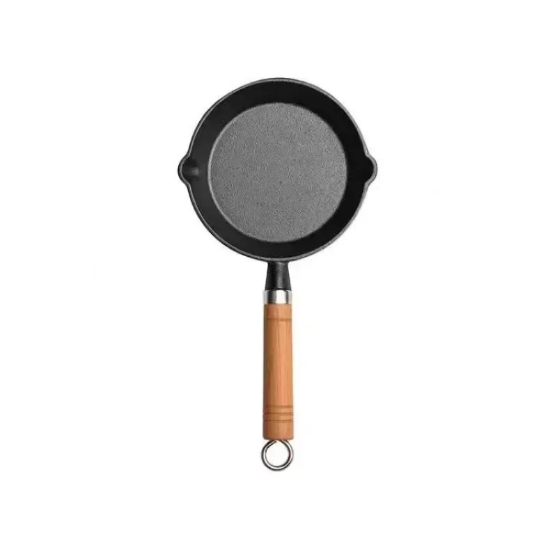 20cm Cast Iron Skillet Wooden  - đánh giá và giá Dosa Pan Iron